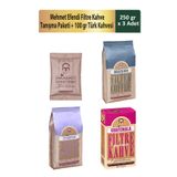 Mehmet Efendi Filtre Kahve Tanışma Paketi 250 gr x 3 Adet + 100 gr Türk Kahvesi