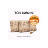 Mehmet Efendi Kurukahveci Taze Çekilmiş 3 adet x250 gr Toplam 750gr (Ahşap ölçek Kaşık Hediyeli)