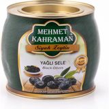 Mehmet Kahraman Yağlı Sele Siyah Zeytin Jumbo S 291-320 Kb - 2 kg