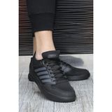 Mehmet Mete Bst B74 Anatomik Rahat Sneaker Erkek Spor Ayakkabı - Siyah