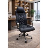 MEHMET YAREN BURO Deflen Yönetici Ofis Koltuğu Lüks Büro Koltuğu Ergonomik Yatar Mekanizmalı Deri