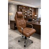 MEHMET YAREN BURO Noyan Yönetici Ofis Koltuğu Lüks Büro Koltuğu Ergonomik Yatar Mekanizmalı Deri
