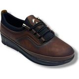 Mehtap 1170-26 Yağlı Deri Anatomik Slip On Comfort Kadın Ayakkabı - Taba