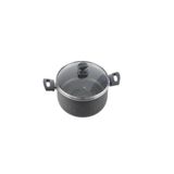 Mehtap 22 cm Granit Karnıyarık Tenceresi Gri