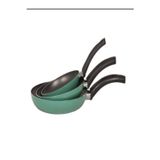 Mehtap 3'Lü Tava Seti 18 Cm + 22 Cm + 26 Cm Yeşil