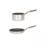 Mehtap Chefline İndüksiyon Tabanlı 28 Cm Tava Ve 22 Cm Kaçerola Sosluk Seti