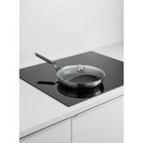 Mehtap Chefline Indüksiyon Tabanlı Tava (32 Cm) – Cam Kapaklı - Gri