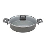 Mehtap Gri 28 cm Granit Karnıyarık Tenceresi