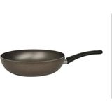 Mehtap Kuvars Granit Wok Tava - Siyah - 28 cm - çelik tava - 001-Renkli
