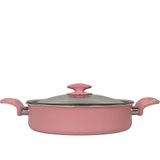 Mehtap Rosa Granit 28 Cm Karnıyarık Tencere