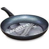 Mehtap Tava 28 cm. Fuşya rengi Granit Efektli