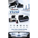 Mehter NF-VS240 2 Kameralı 4K Ekranlı Wifi Araç Dvr Kamera 128GB Destekli G Sensör Telefondan Izleme 4K UHD