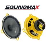 Mehter Soundmax SX-M52XS Çifti 200W-100W Rms 13CM Slim Mıknatıs Kapılara Uyar Oto Midrange Hoparlör