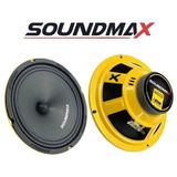 Mehter Soundmax SX-M81XS Çifti 360WAT-180W Rms 20CM Slim Mıknatıs Oto Midrange Hoparlör