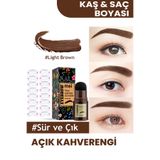 mei Kaş Şekillendirici Ve Saç Dolgunlaştırıcı Set-suya Dayanıklı Yeniden Kullanılabilir Şablon Light