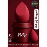 mei Makyaj Süngeri Fondöten Emmeyen Sponge Coffee Cup Hijyenik Merlot Pro 1 Mini