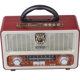 Meier M-111BT Beyaz Nostaljik Retro Radyo