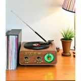 Meier M-1317Bt Özel Tasarım Ahşap Görünümlü Retro Vintage Nostaljik Radyo & Bluetootlu Mini Fm Radyo
