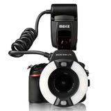 Meike MK-14EXT-N i-TTL Nikon Uyumlu Makro Ring Flaş