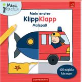 Mein erster Klipp-Klapp-Malspaß: 400 mögliche Fahrzeuge: Malblock mit 400+ Fahrzeugkombis – zum Ausmalen und Mixen für Kinder ab 3 Jahren (Mini-Künstler)