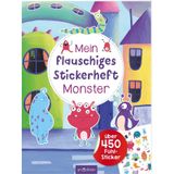 Mein flauschiges Stickerheft - Monster: Über 450 Fühl-Sticker