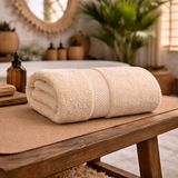 Meine Home Bej Banyo Havlusu %100 Pamuk 70X140