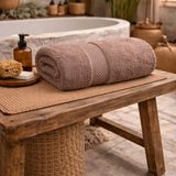 Meine Home Kahverengi Banyo Havlusu %100 Pamuk 70X140
