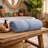 Meine Home Livid Mavisi Banyo Havlusu %100 Pamuk 70X140