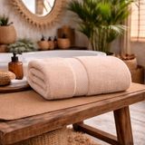 Meine Home Şeftali Rengi Banyo Havlusu %100 Pamuk 70X140