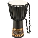 Meinl HDJ1-M Carving African Style 10" Djembe (Dark Brown)