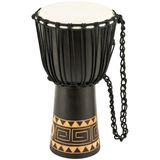 Meinl HDJ1-S 8 inç Headliner Serisi Kongo Halat Tuned Ahşap Djembe - Koyu Kahverengi