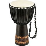 Meinl Hdj1-Xl Carving African Style 13" Djembe (Dark Brown)