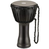Meinl Percussion 25 cm Rope Tuned Travel Djembe davul - Çocuklar ve yetişkinler için müzik enstrümanı - Öğrenmesi kolay - Siyah (PADJ4-M-G)