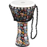MEINL Perküsyon Seyahat Serisi Djembe - 25,4 cm Ölüler Günü Bitiş Fiber Başlık (PADJ7-M-F)