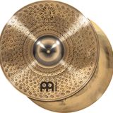 Meinl Saf Alaşım Özel 14 inç (35,56 cm) Orta İnce Hihat simbal davul seti için - Saf Alaşım Bronz, Özel Füme Bronz Kaplama (PAC14MTH)