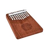 Meinl Sonic Energy Kl1002fol Solid Flower Of Life C Major 10 Note Kalimba Zambesi Redwood
