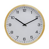 MEIRED Ahşap Duvar Saati 12 İnç Sessiz Tik Takmayan Duvar Saatleri Pille Çalışan Ahşap Analog Retro Yuvarlak Saat Mutfak, Ev, Oturma Odası, Sınıf, Kütük Beyaz için Dekoratif