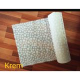 Meiwa Pvc Dantel Raf-Dolap-Çekmeçe-Runner Örtüsü / Ebat: 50 cm x 5 mt -Krem