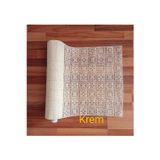 Meiwa Pvc Dantel Raf-Dolap-Çekmeçe-Runner Örtüsü/Ebat:50cm X 5 Mt KREM