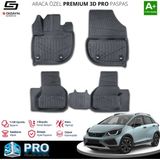 Meka Part Honda Jazz 3D Pro Havuzlu Paspas 2020 Üzeri A+ Kalite - Siyah