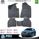 Meka Part Hyundai Tucson 3D Pro Havuzlu Paspas 2015-2020 A+ Kalite - Siyah