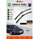 Meka Part Opel Astra J Ön Cam Silecek Seti 2009-2015 Premium Araca Özel 65-60 cm A+ Kalite - Siyah