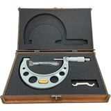Mekanik Dış Çap Mikrometre 0-25 mm (0,01) mm - Ahşap