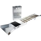 Mekanik Gold Katlanır Savak Altın Bulma Sluice Box Altın Yakalama Eleme Ekipmanı Kargo Dahil F�