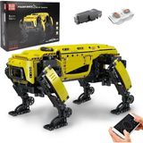 Mekanik Köpek Yapı Blokları Seti, 936 Parça, Uzaktan Kumandalı Robot Köpek Oyuncağı Dıy Yapım Seti