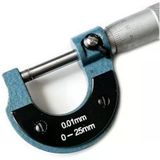 Mekanik Mikrometre 0-25Mm 0.01Mm Renkli