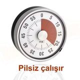 Mekanik Mutfak Zamanlayıcısı – 60 Dakika Geri Sayım Timerı