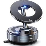 Mekanik Vakumlu Manyetik Araç Telefon Tutucu Istediğiniz Yere Yapıştırın Çevir ve Sabitle - iPhone 11-16 Pro Max/plus Serileri Ile Uyumlu - Araba Telefon Tutucu Magsafe Ile Uyumlu - Siyah