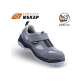 Mekap 157 S1 Jupiter Çelik Burunlu Nubuk Cırtlı İş Ayakkabısı K Gri