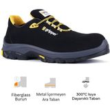 Mekap Pro Gripper Executive Low Gpr-55 S3 Src Hro Fiberglass burun Iş Ayakkabısı - Siyah
